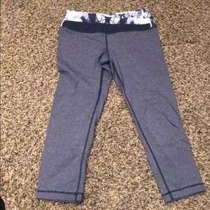 Lululemon Wunder Under in blue denim size 4
